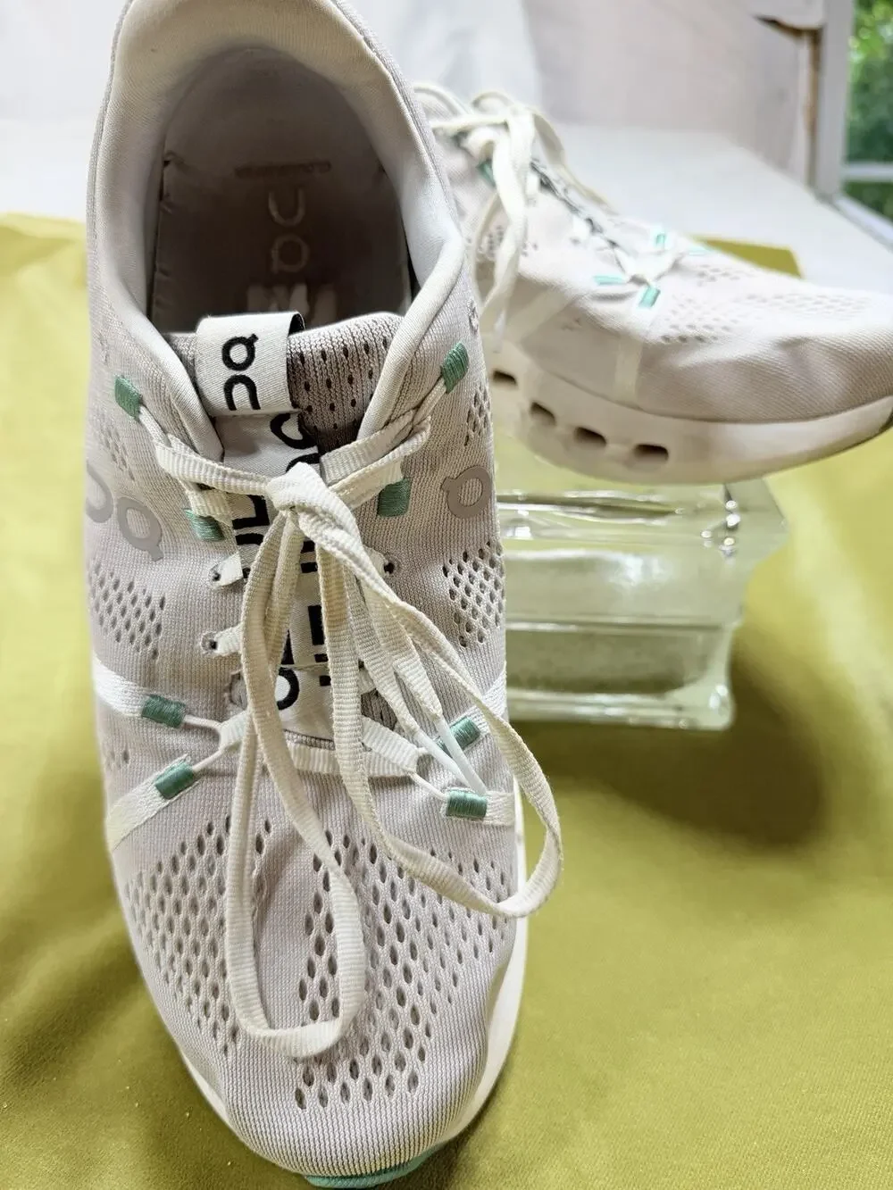 On CloudTec Phase Shoes Mens Size 10.5M White Mesh Running Athletic Sneakers